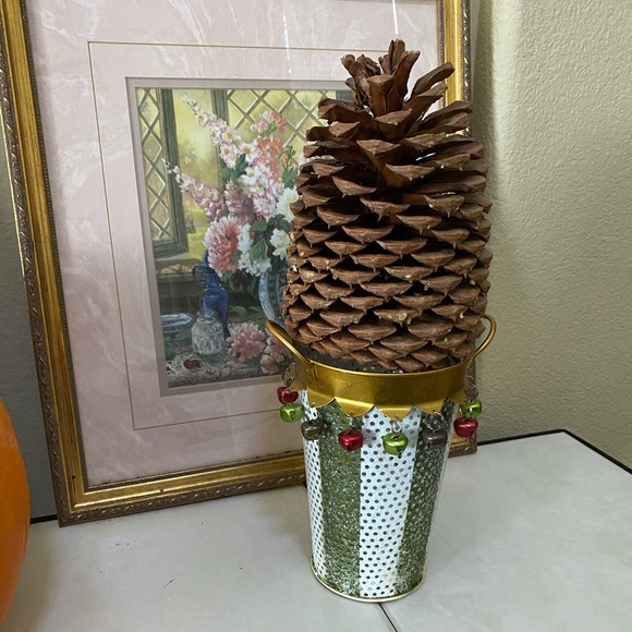 Vintage Christmas basket container - Picture 5 of 6